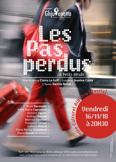 Les Pas Perdus (et Petits détails) de Denise Bonal - Centre culturel Alb'Oru - Bastia