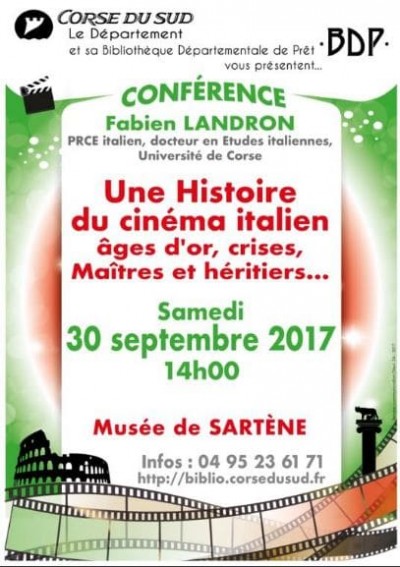 Conférence : Le Cinéma Italien Par Fabien Landron