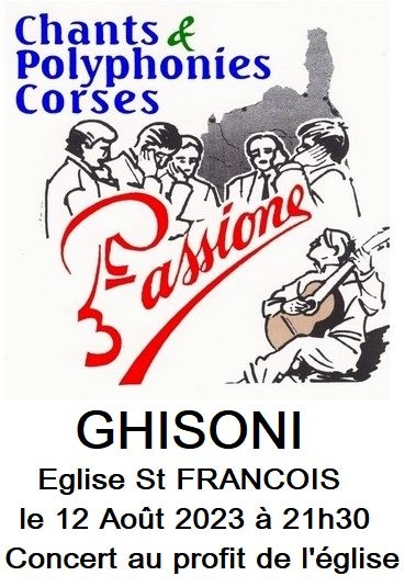 Passione en concert - Ghisoni