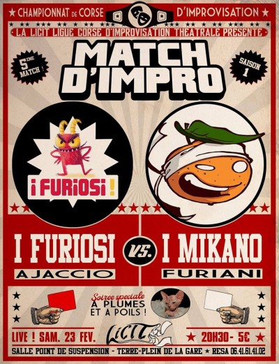 Match d'Improvisation Théâtrale - I Furiosi VS I Mikano - Point de Suspension - Ajaccio