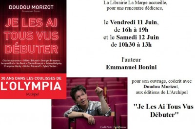 Rencontre Dédicace - Emmanuel Bonini - Librairie La Marge - Ajaccio