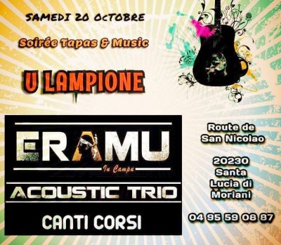 Soirée tapas et chants avec Eramu In Campu - U Lampione - Moriani
