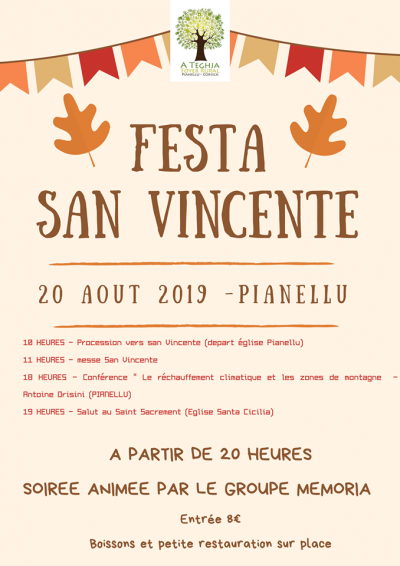 Festa San Vincente - Village de l'Oriente - Paese in festa -  - Pianellu 