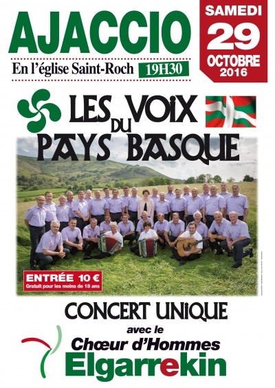 Concert Les voix du Pays Basque