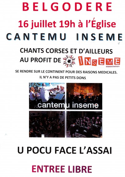 Cantemu Inseme - Belgodère