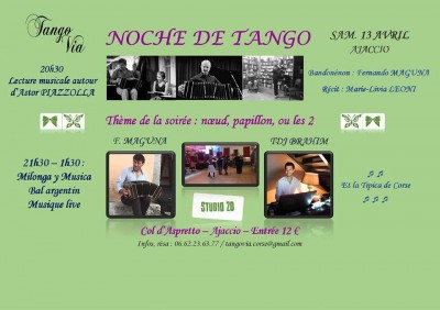 Noche de Tango Via - Studio 20 - Ajaccio