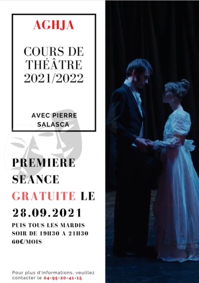 Cours de Théâtre avec Pierre Salasca - L'Aghja - Ajaccio