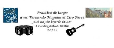 Practica de tango avec Fernando Maguna et Ciro Perez