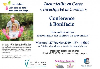 Bien vieillir en Corse - Atelier de prévention - Bonifacio