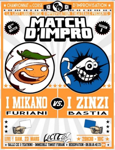 Match d'impro - I Mikano Vs I Zinzi - U Teatrinu - Furiani