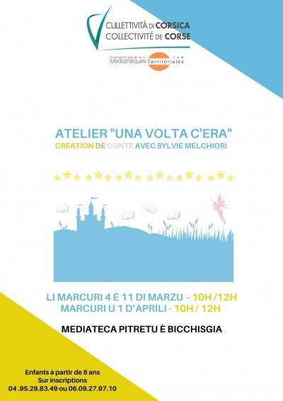 Atelier Una Volta C'Era - Sylvie Melchiori - Médiathèque - Petreto-Bicchisano