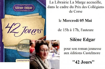 Rencontre Dédicace - Silène Edgar - Librairie La Marge - Ajaccio