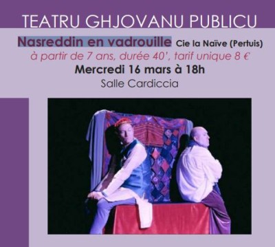 Nasreddin en vadrouille - Centre Culturel Anima - Prunelli-di-Fiumorbu