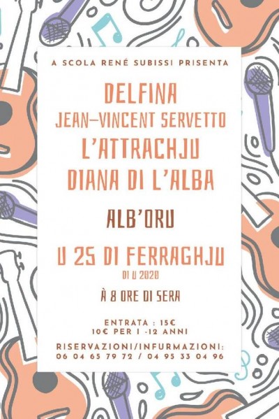 Concert - A Scola René Subissi - Centre Culturel Alb'Oru - Bastia