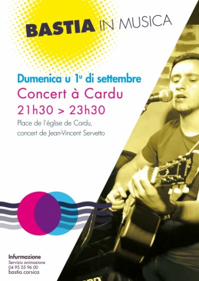 Bastia in musica - Jean-Vincent Servetto en concert - Place de l'église - Cardo