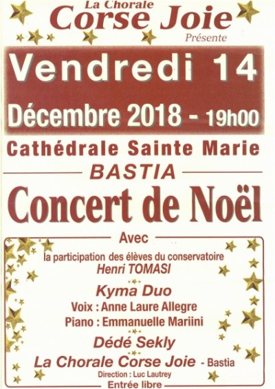Concert De Noël - Cathédrale Sainte Marie - Bastia