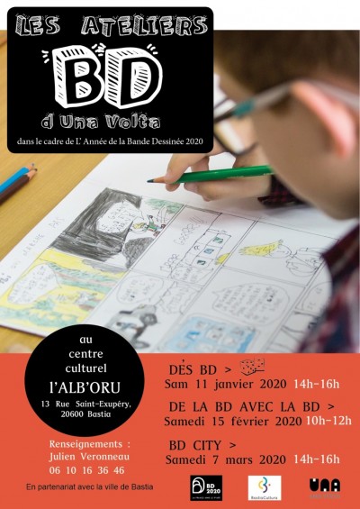 Les ateliers BD - Una Volta - Centre culturel Alb'Oru - Bastia