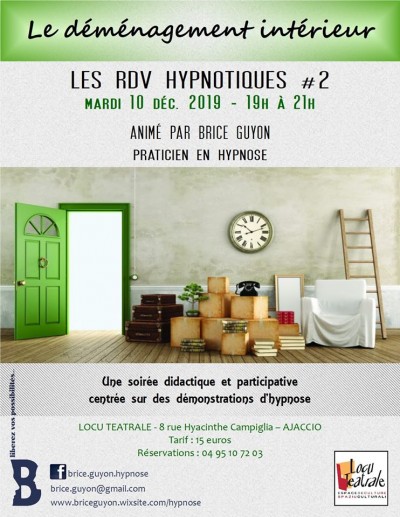 Rendez vous Hypnotiques - Spaziu Locu Teatrale - Ajaccio
