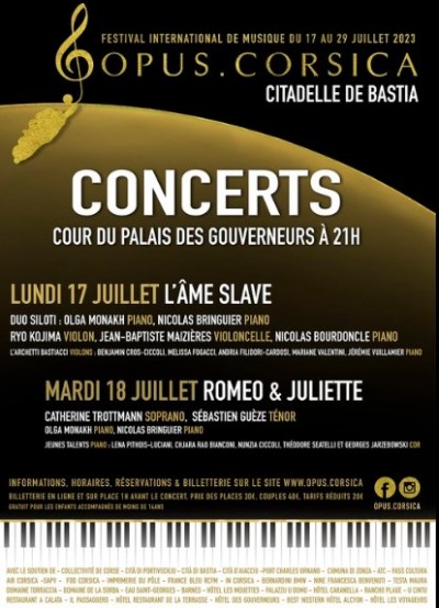 Festival International de musique Opus Corsica - Bastia