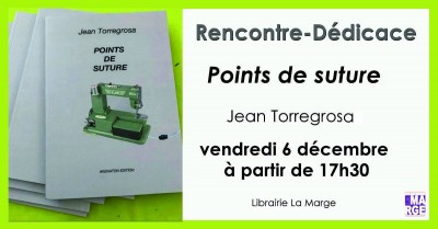 Dédicace - Jean Torregrosa - Librairie La Marge - Ajaccio