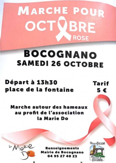Marche pour Octobre Rose - Bocognano
