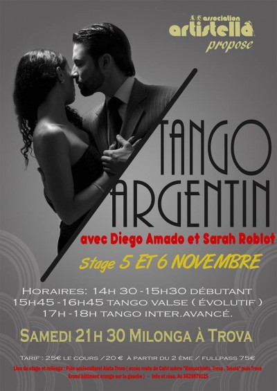 Week-end Tango Argentin avec Artistella