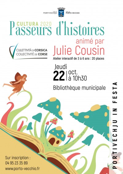 Atelier interactif - Passeur d’histoire - Julie Cousin - Bibliothèque municipale - Porto-Vecchio
