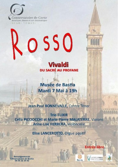 Rosso - Vivaldi dans tous ses états - Musée de Bastia