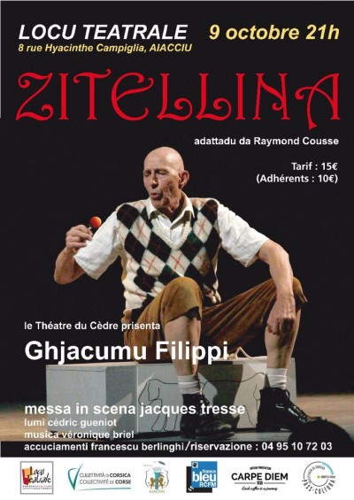 Zitellina - Représentation Ghjacumu Filippi - Spaziu Locu Teatrale - Ajaccio