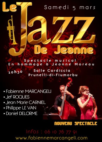 Le Jazz de Jeanne - Centre Culturel Anima - Prunelli-di-Fiumorbu