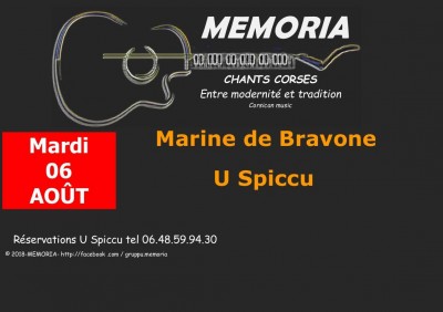 Memoria en concert à Linguizzetta