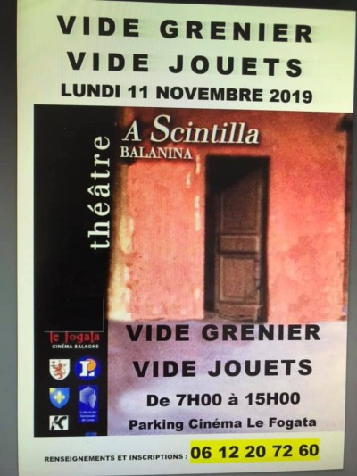 Vide-Grenier et Vide Jouets - Théâtre A Scintilla Balanina - Annulé