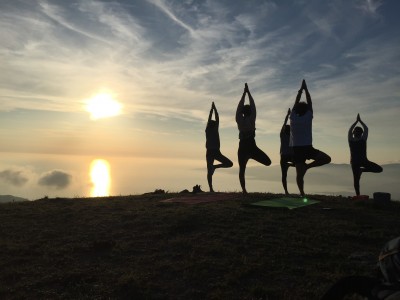 Sunset yoga à La Parata - Ajaccio