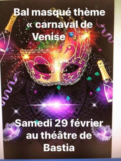 Bal Masqué - Carnaval de Venise - Théâtre Municipal de Bastia