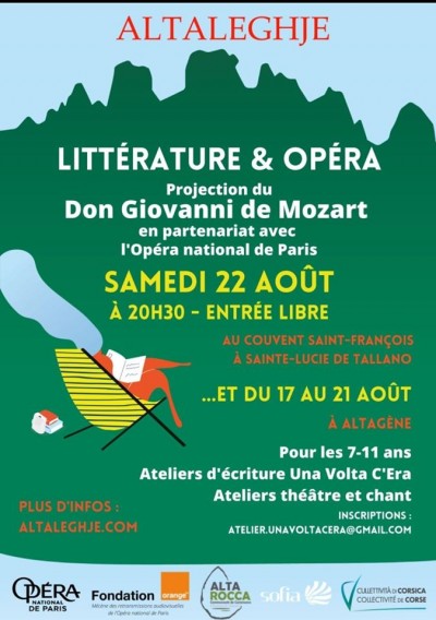 Littérature et Opéra - Dom Juan - Sainte Lucie de Tallano