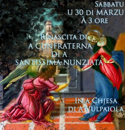 Messa di a rinascita di a Cunfraterna di a Santissima Nunziata - Volpajola