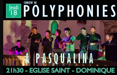 Concert polyphonique A Pasqualina - Eglise Saint Dominique - Bonifacio