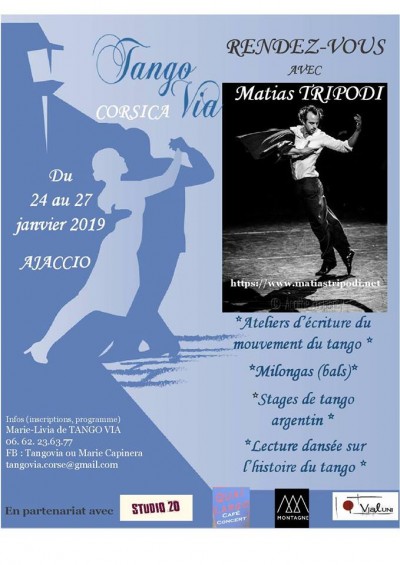 Rendez-vous avec Matias Tripodi -  Tango Via - Ajaccio