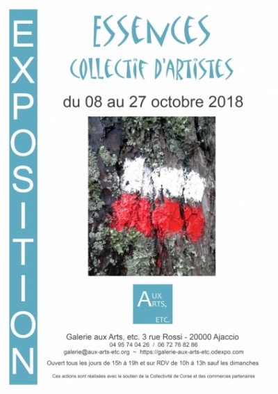 Essences - Collectif d'artistes - Galerie Aux Arts - Ajaccio