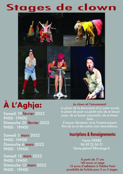 Stage de Clown - Fanny Pierre - L'Aghja - Ajaccio