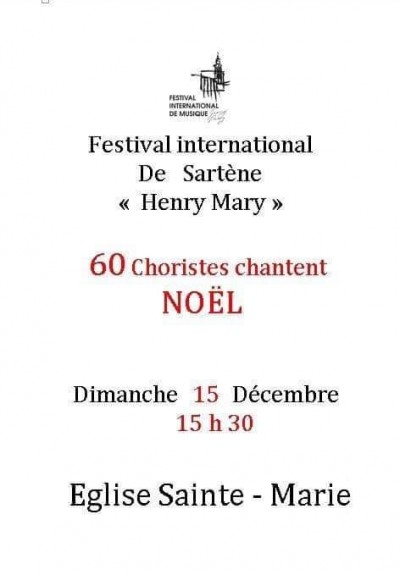 Concert de Noël - Festival international de musique Henry Mary - Eglise Sainte Marie - Sartène
