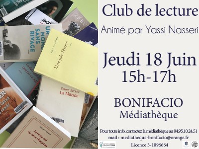 Club de lecture - Médiathèque - Bonifacio