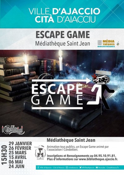 Escape Game - Médiathèque Saint Jean - Ajaccio