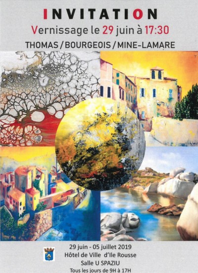 Thomas Bourgeois et Mine-Lamare - U Spaziu Pasquale Paoli - L'Île-Rousse