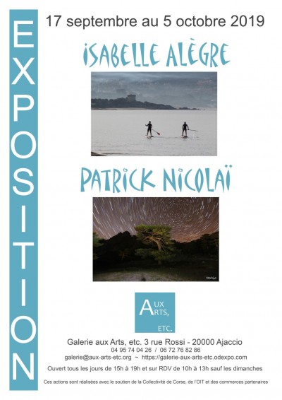 Isabelle Alègre et Patrick Nicolaï - Galerie Aux Arts Etc - Ajaccio