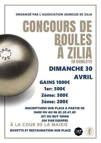 Concours de boules - Zilia