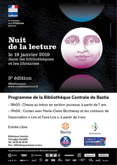 Nuit de la lecture - Bibliothèque Centrale de Bastia