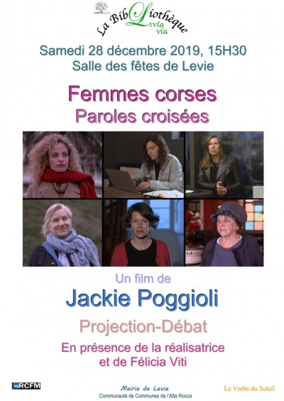 Femmes corses - Paroles croisées - Projection Débat - Salle des fêtes - Levie