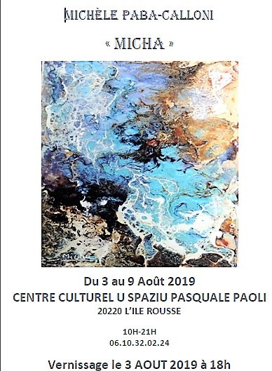 Exposition Michèle PABA - U Spaziu Pasquale Paoli - L'Île-Rousse