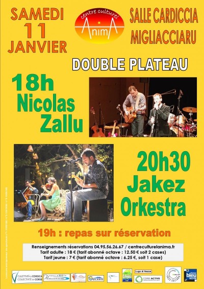Zallu et le Jakez Orchestra - Salle Cardiccia - Prunelli di Fiumorbu